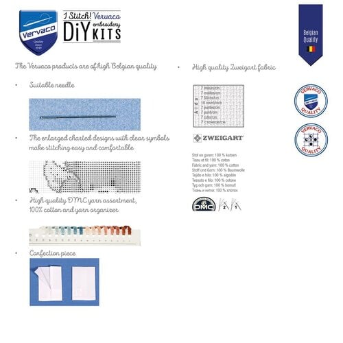 Vervaco Kruidenzakje kit Kerst set van 3 Vervaco Kruidenzakje kit Kerst set van 3