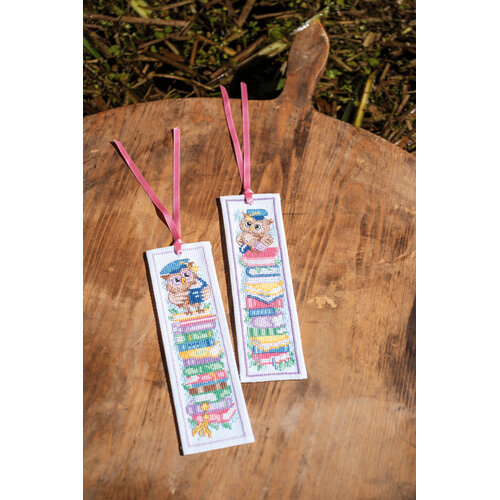Vervaco Bladwijzer kit Uilen set van 2 Vervaco Bladwijzer kit Uilen set van 2