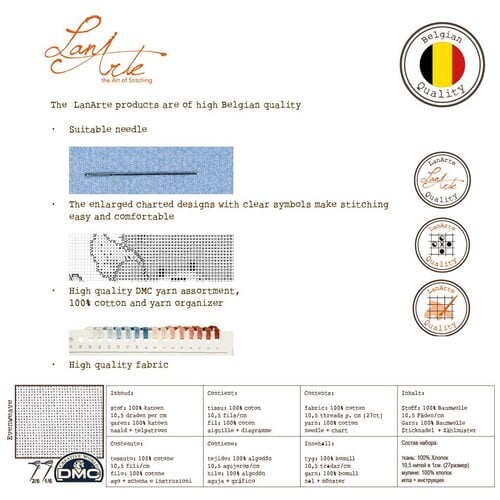 Lanarte Telpakket kit Floral cart Lanarte Telpakket kit Floral cart