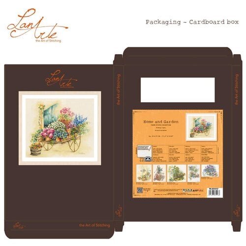 Lanarte Telpakket kit Floral cart Lanarte Telpakket kit Floral cart