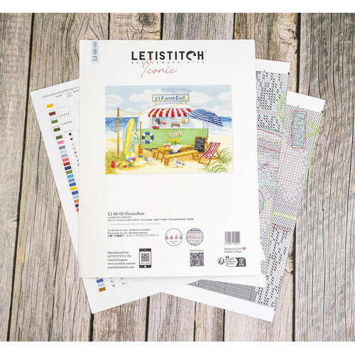 Leti Stitch Borduurpakket Strandbar - Leti Stitch Leti Stitch Borduurpakket Strandbar - Leti Stitch