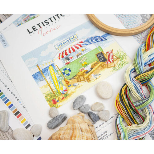 Leti Stitch Borduurpakket Strandbar - Leti Stitch Leti Stitch Borduurpakket Strandbar - Leti Stitch