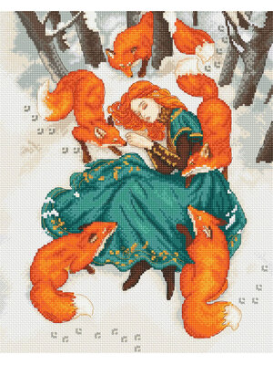 Leti Stitch Borduurpakket Flame - Leti Stitch Leti Stitch Borduurpakket Flame - Leti Stitch