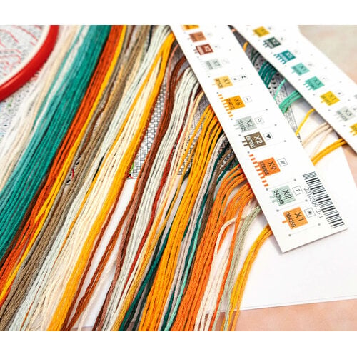 Leti Stitch Borduurpakket Flame - Leti Stitch Leti Stitch Borduurpakket Flame - Leti Stitch