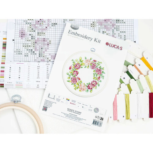 Luca-S Borduurpakket Roses Story - Luca-S Luca-S Borduurpakket Roses Story - Luca-S