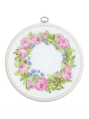 Luca-S Borduurpakket Summer Wreath - Luca-S Luca-S Borduurpakket Summer Wreath - Luca-S