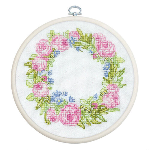 Luca-S Borduurpakket Summer Wreath - Luca-S Luca-S Borduurpakket Summer Wreath - Luca-S