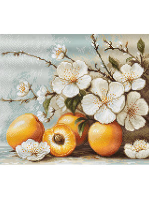 Luca-S Borduurpakket Apricot Blossom - Luca-S Luca-S Borduurpakket Apricot Blossom - Luca-S