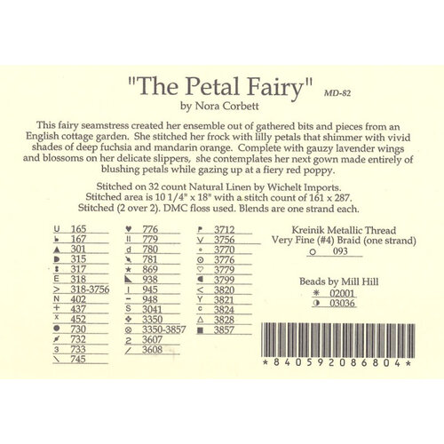 Mirabilia Borduurpatroon The Petal Fairy - Mirabilia Designs Mirabilia Borduurpatroon The Petal Fairy - Mirabilia Designs