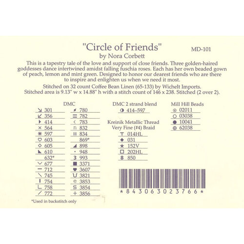 Mirabilia Borduurpatroon Circle of Friends - Mirabilia Designs Mirabilia Borduurpatroon Circle of Friends - Mirabilia Designs