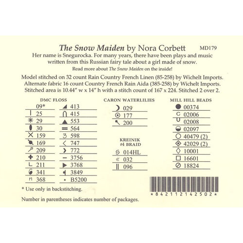 Mirabilia Mirabilia 179 -The Snow Maiden - patroon Mirabilia Mirabilia 179 -The Snow Maiden - patroon