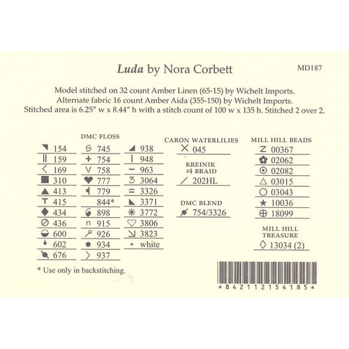 Mirabilia Mirabilia 187 - Luda - patroon Mirabilia Mirabilia 187 - Luda - patroon