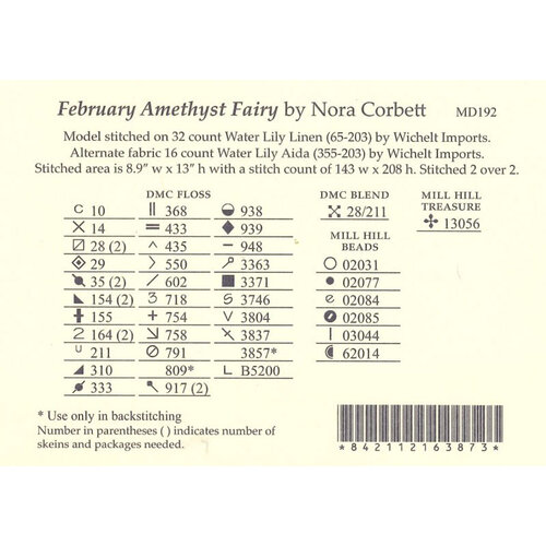 Mirabilia Mirabilia 192 - February Amethyst Fairy - patroon Mirabilia Mirabilia 192 - February Amethyst Fairy - patroon