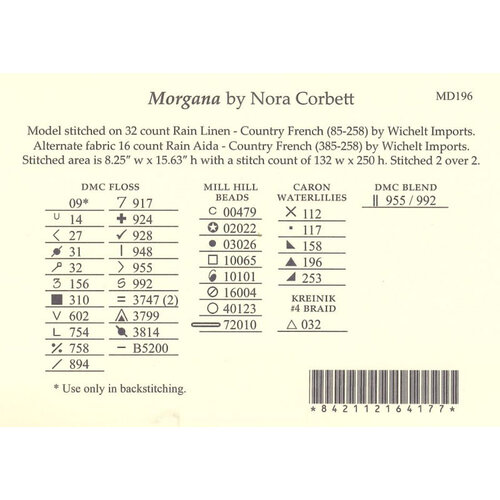 Mirabilia Mirabilia 196 - Morgana - patroon Mirabilia Mirabilia 196 - Morgana - patroon