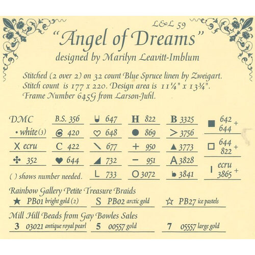 Lavender and Lace Lavender & Lace 59 - Angel of dreams - patroon