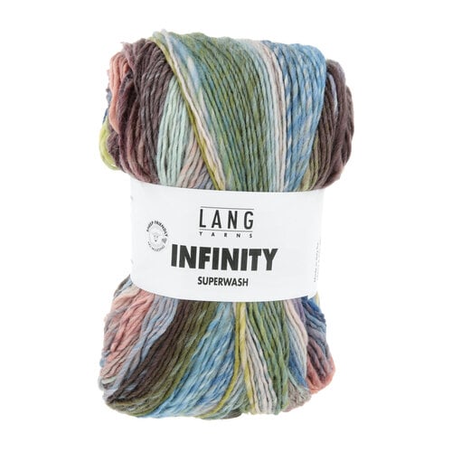 Lang Yarns Lang Yarns | Wol Infinity - 100 gr - 0008 | Carnival
