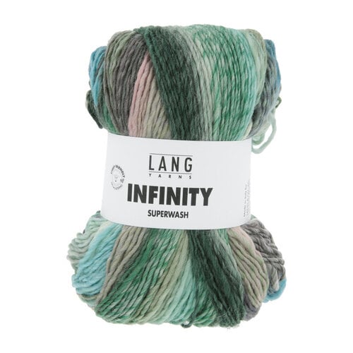 Lang Yarns Lang Yarns | Wol Infinity - 100 gr - 0005 | Greenish 