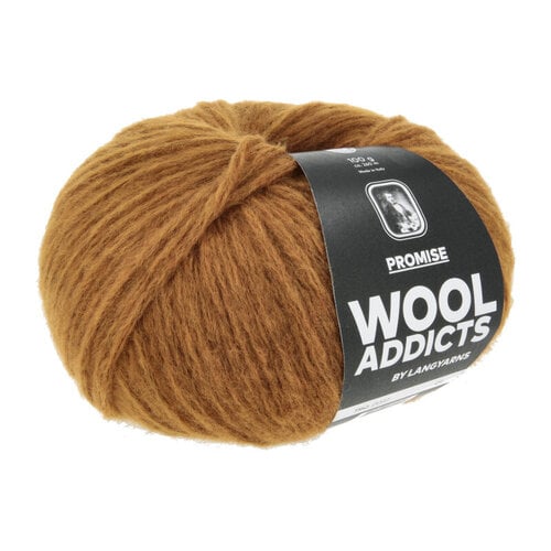 Lang Yarns Lang Yarns | Wol Wooladdicts Promise - 100 gr - 0037 | Donkerbruin