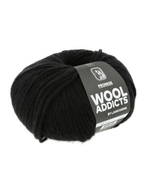 Lang Yarns Lang Yarns | Wol Wooladdicts Promise - 100 gr - 0004 | Zwart Lang Yarns Lang Yarns | Wol Wooladdicts Promise - 100 gr - 0004 | Zwart