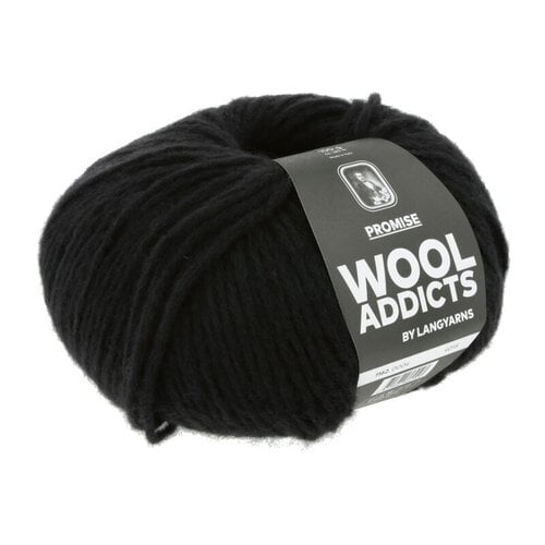 Lang Yarns Lang Yarns | Wol Wooladdicts Promise - 100 gr - 0004 | Zwart