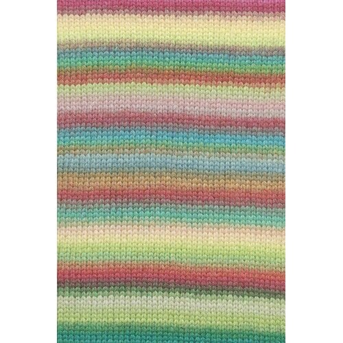 Lang Yarns Lang Yarns | Wol Cloud - 100 gr -  0029 | Geel/Groen/Turkoois/Roze