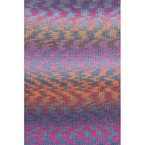 Lang Yarns Lang Yarns | Wol Cloud Funky - 100 gr - 0025 | Fel Roze/Oceaan/Oranje/Petrol
