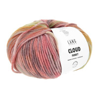 Lang Yarns | Wol Cloud Funky - 100 gr - 0024 | Geel/Aubergine/Roze