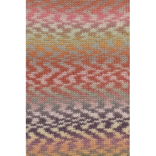 Lang Yarns Lang Yarns | Wol Cloud Funky - 100 gr - 0024 | Geel/Aubergine/Roze