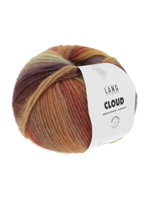 Lang Yarns Lang Yarns | Wol Cloud - 100 gr - 0017| Bruin/Rood/Mint Lang Yarns Lang Yarns | Wol Cloud - 100 gr - 0017| Bruin/Rood/Mint
