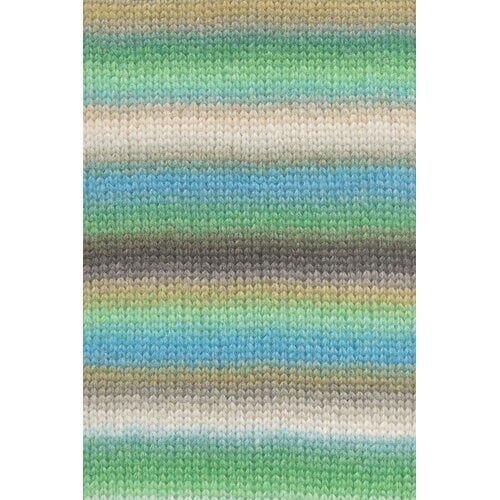 Lang Yarns Lang Yarns | Wol Cloud - 100 gr -  0016| Groen/Turkoois/Messing