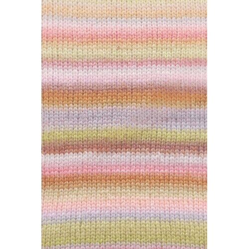 Lang Yarns Lang Yarns | Wol Cloud - 100 gr -  0015| Roze/Oranje/Limegroen