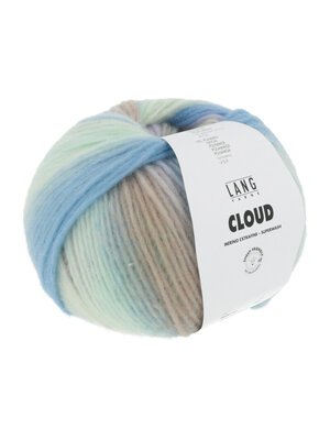 Lang Yarns Lang Yarns | Wol Cloud - 100 gr - 0014| Helgroen//Helblauw/Lila Lang Yarns Lang Yarns | Wol Cloud - 100 gr - 0014| Helgroen//Helblauw/Lila