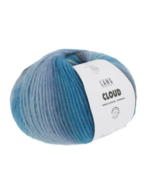 Lang Yarns Lang Yarns | Wol Cloud - 100 gr - 0011| Blauw/Turkoois Lang Yarns Lang Yarns | Wol Cloud - 100 gr - 0011| Blauw/Turkoois