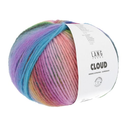 Lang Yarns Lang Yarns | Wol Cloud - 100 gr - 0002| Blauw
