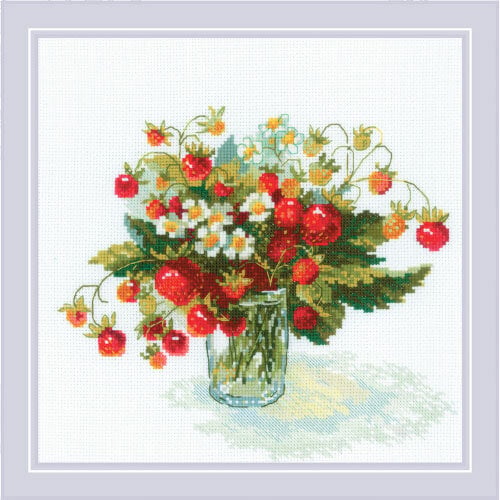 RIOLIS Borduurpakket Strawberry Delight - RIOLIS RIOLIS Borduurpakket Strawberry Delight - RIOLIS