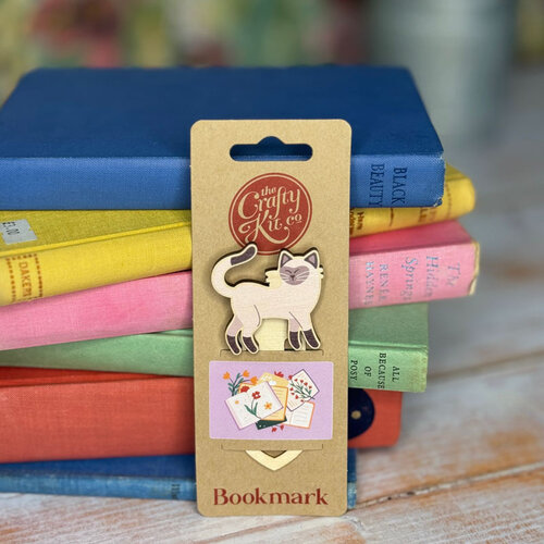 The Crafty Kit Company Wooden Bookmark Cat - Siamese - The Crafty Kit Company The Crafty Kit Company Wooden Bookmark Cat - Siamese - The Crafty Kit Company