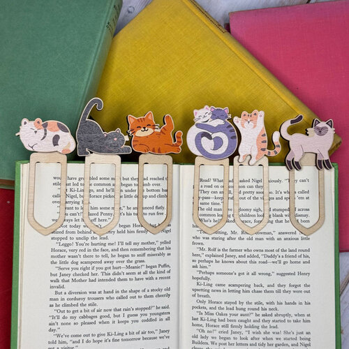 The Crafty Kit Company Wooden Bookmark Cat - Siamese - The Crafty Kit Company The Crafty Kit Company Wooden Bookmark Cat - Siamese - The Crafty Kit Company