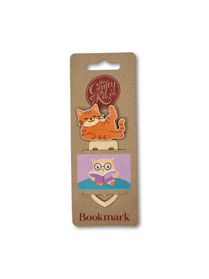 The Crafty Kit Company Wooden Bookmark Cat - Ginger - The Crafty Kit Company The Crafty Kit Company Wooden Bookmark Cat - Ginger - The Crafty Kit Company