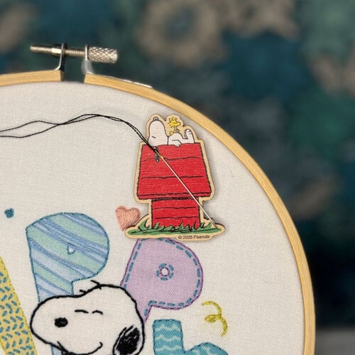 The Crafty Kit Company Wooden Needle Minder - Snoopy on the Doghouse - The Crafty Kit Company The Crafty Kit Company Wooden Needle Minder - Snoopy on the Doghouse - The Crafty Kit Company