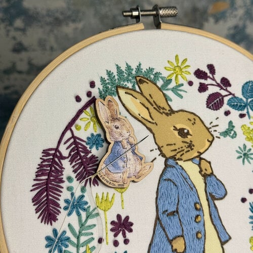 The Crafty Kit Company Wooden Needle Minder - Peter Rabbit - The Crafty Kit Company The Crafty Kit Company Wooden Needle Minder - Peter Rabbit - The Crafty Kit Company