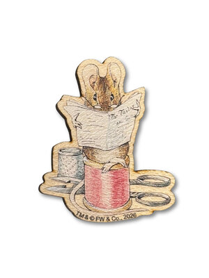The Crafty Kit Company Wooden Needle Minder - Tailor of Gloucester  - The Crafty Kit Company