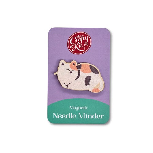 The Crafty Kit Company Wooden Needle Minder Cat - Calico - The Crafty Kit Company The Crafty Kit Company Wooden Needle Minder Cat - Calico - The Crafty Kit Company