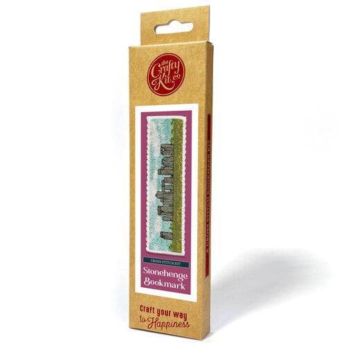 The Crafty Kit Company Borduurpakket Bookmark - Stonehenge - The Crafty Kit Company The Crafty Kit Company Borduurpakket Bookmark - Stonehenge - The Crafty Kit Company