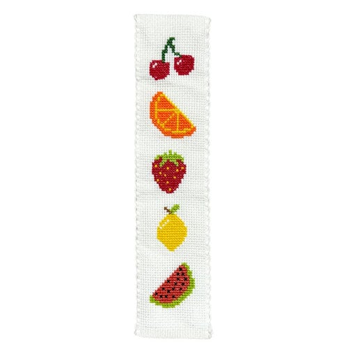 The Crafty Kit Company Borduurpakket Bookmark - Summer Fruits - The Crafty Kit Company The Crafty Kit Company Borduurpakket Bookmark - Summer Fruits - The Crafty Kit Company