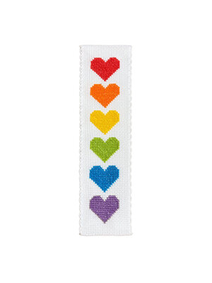 The Crafty Kit Company - Borduurpakket Boekenlegger - Love Story - The Crafty Kit Company The Crafty Kit Company - Borduurpakket Boekenlegger - Love Story - The Crafty Kit Company