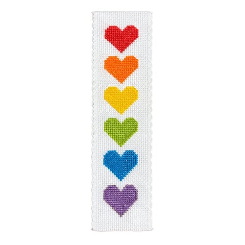 The Crafty Kit Company Borduurpakket Bookmark - Love Story - The Crafty Kit Company The Crafty Kit Company Borduurpakket Bookmark - Love Story - The Crafty Kit Company