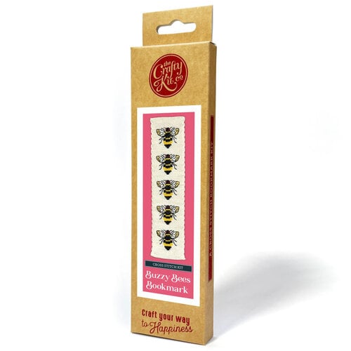 The Crafty Kit Company Borduurpakket Bookmark - Buzzy Bees - The Crafty Kit Company The Crafty Kit Company Borduurpakket Bookmark - Buzzy Bees - The Crafty Kit Company