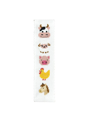 The Crafty Kit Company - Borduurpakket Boekenlegger - Farmyard Friends - The Crafty Kit Company The Crafty Kit Company - Borduurpakket Boekenlegger - Farmyard Friends - The Crafty Kit Company