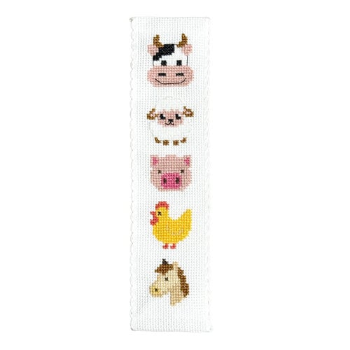 The Crafty Kit Company Borduurpakket Bookmark - Farmyard Friends - The Crafty Kit Company The Crafty Kit Company Borduurpakket Bookmark - Farmyard Friends - The Crafty Kit Company