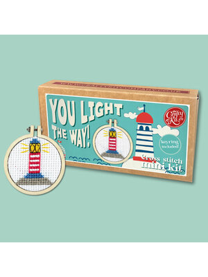 The Crafty Kit Company Borduurpakket Matchbox - You Light the Way - The Crafty Kit Company